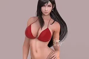 《最终幻想7》蒂法新3D美图 新服装展示性感 宅男福利