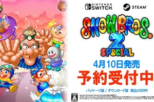 经典游戏《雪人兄弟2 Special》4月10日发售 支持中文