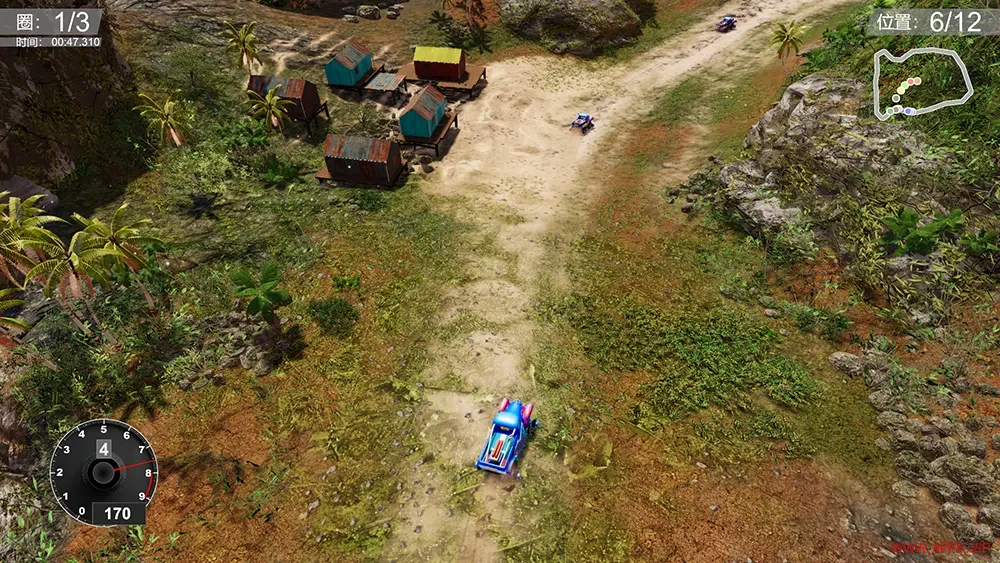 霓虹弯道赛车(Neon Curves Racing)俯视角街机赛车游戏|下载