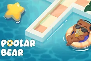泳池熊(Poolar Bear)网格滑行益智游戏